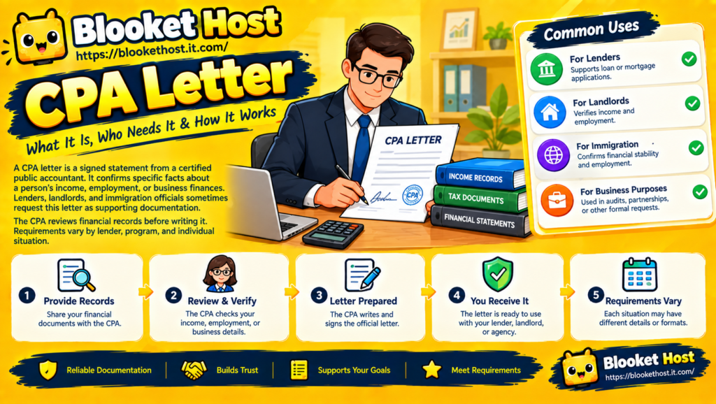What Is a CPA Letter and When Do You Need One? CPA Letter