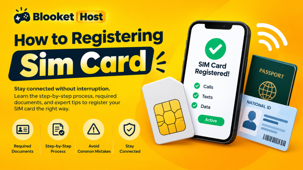 How to Registering Sim Card