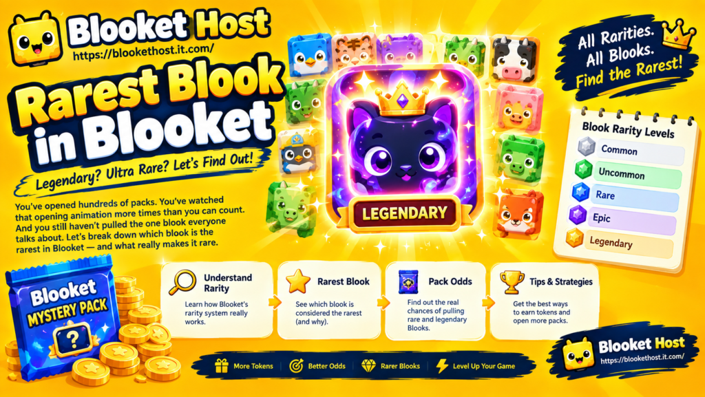 What Is the Rarest Blook in Blooket?