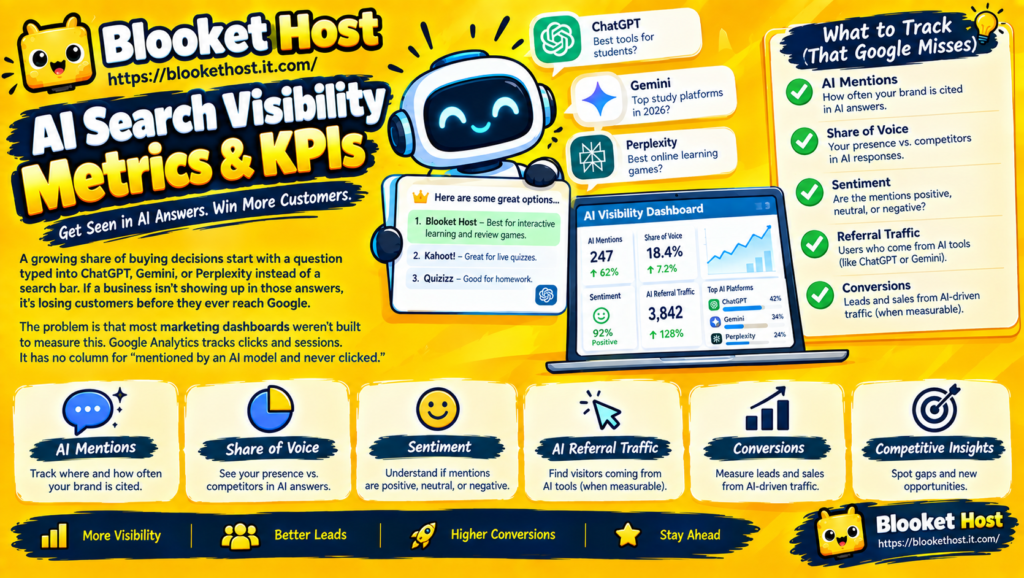 ai search visibility metrics kpis