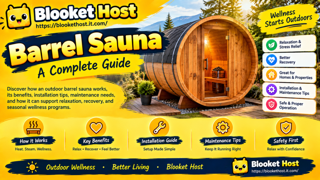 barrel sauna