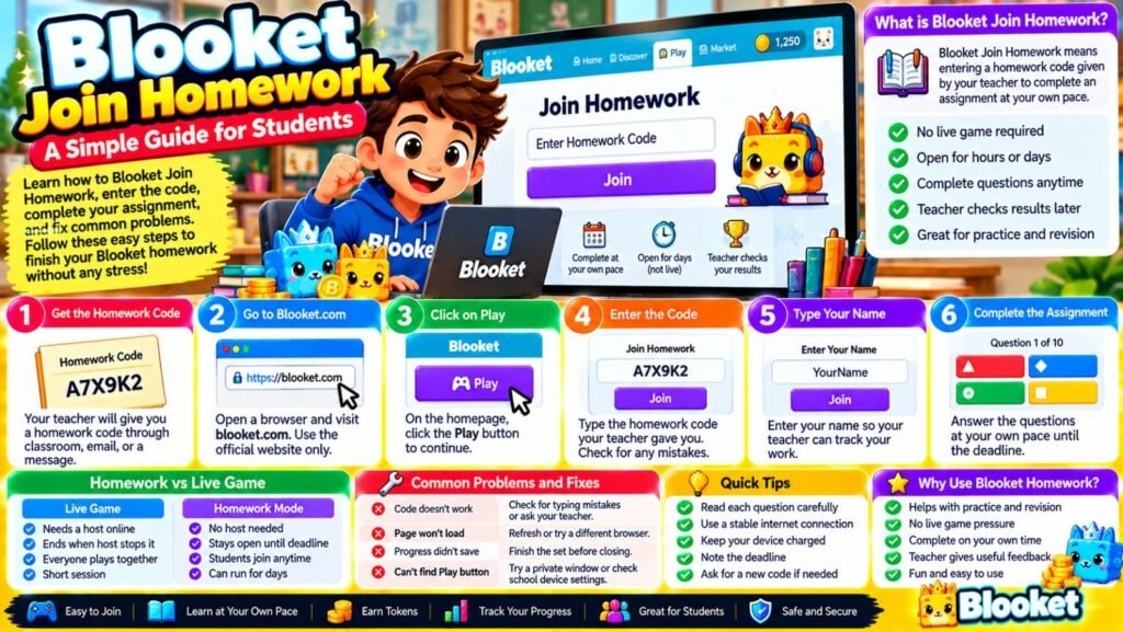 Blooket Join Homework: Simple Step-by-Step Guide